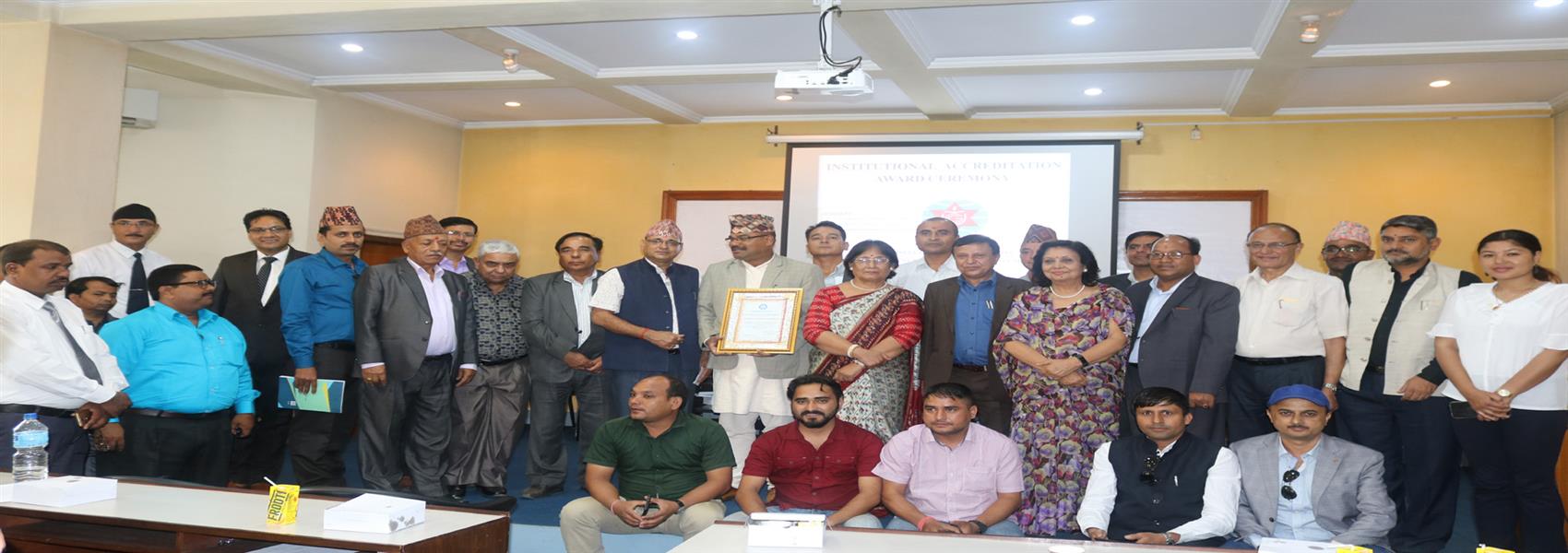 Institutional Accreditation Award Ceremony