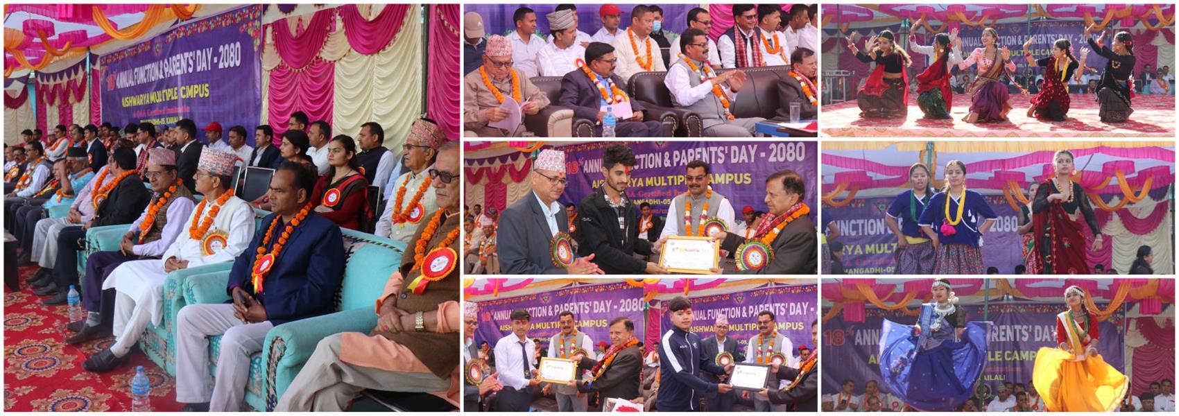 १८औं वार्षिकोत्सव तथा अभिभावक दिवस समापन समारोह–२०८०