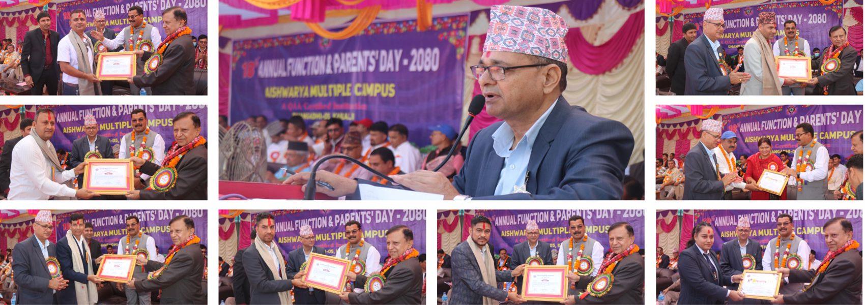 १८औं वार्षिकोत्सव तथा अभिभावक दिवस समापन समारोह–२०८०